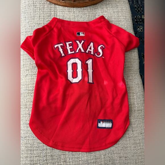Texas Rangers MLB baseball jersey for dog size large - Picture 5 of 9